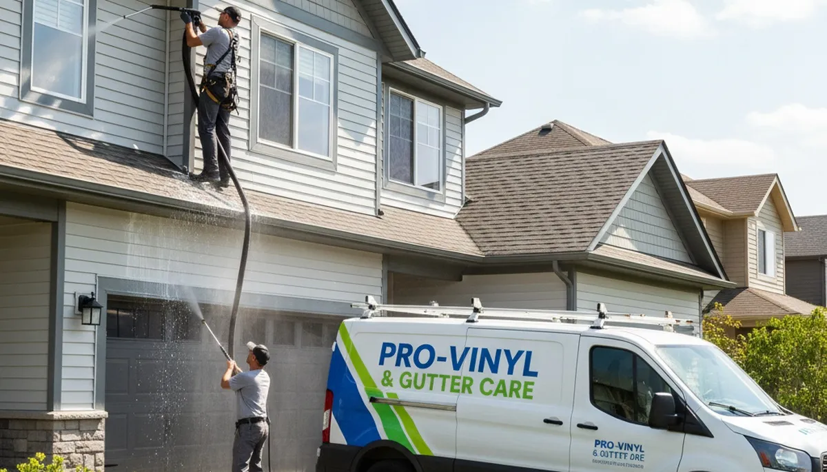 Portland, OR gutter cleaning service removing debris from home gutters to prevent water damage