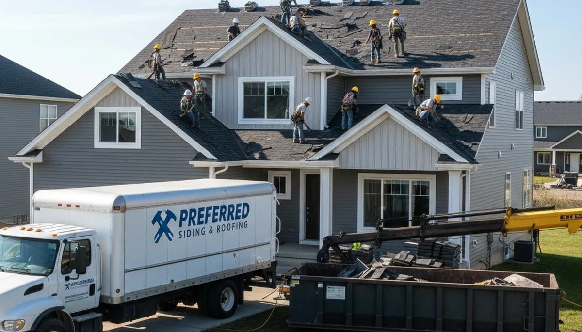 Vinyl siding installation on home exterior by Portland OR contractors | Next Level Exteriors